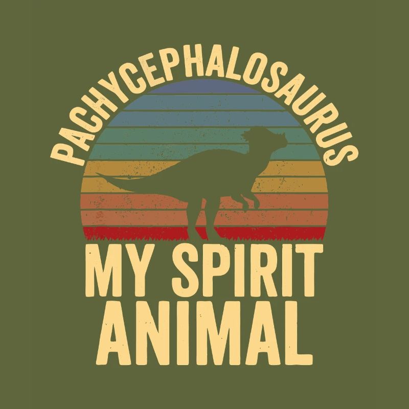 Dicker Geist: Dinosaurier-Tee