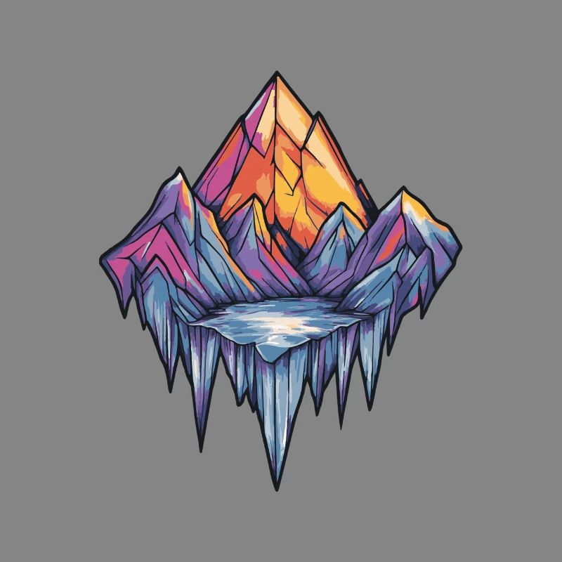 Eisberge Symbol Berge
