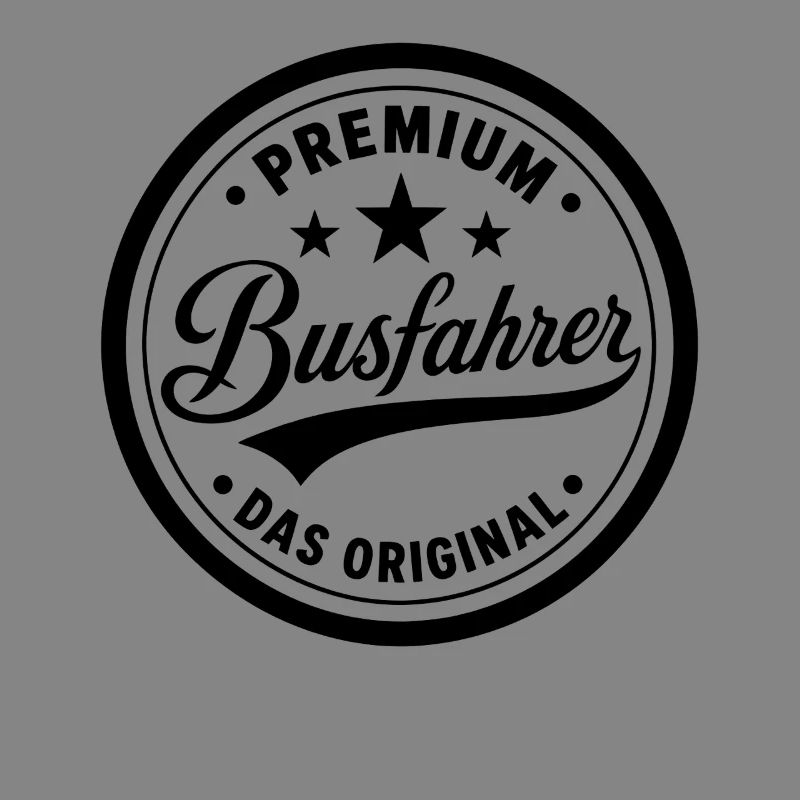 Premium Siegel Busfahrer Original Berufe 