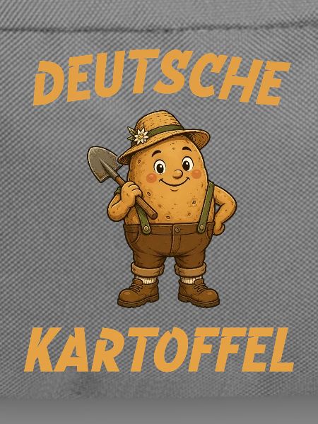 Deutsche Kartoffel mit Schaufel
