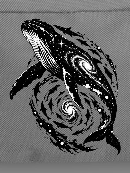 Kosmische Wale Galaxie Print