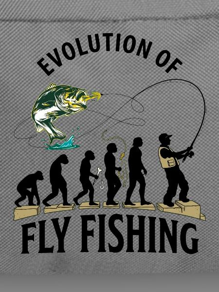 Evolution Fliegenfischerhumor