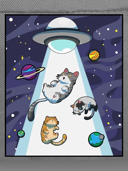 Katze UFO Entführung