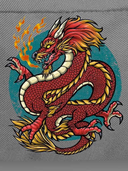 Drache Feuerdrache