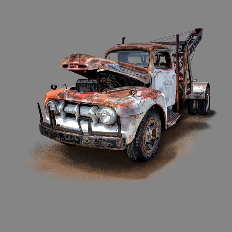 rusty car