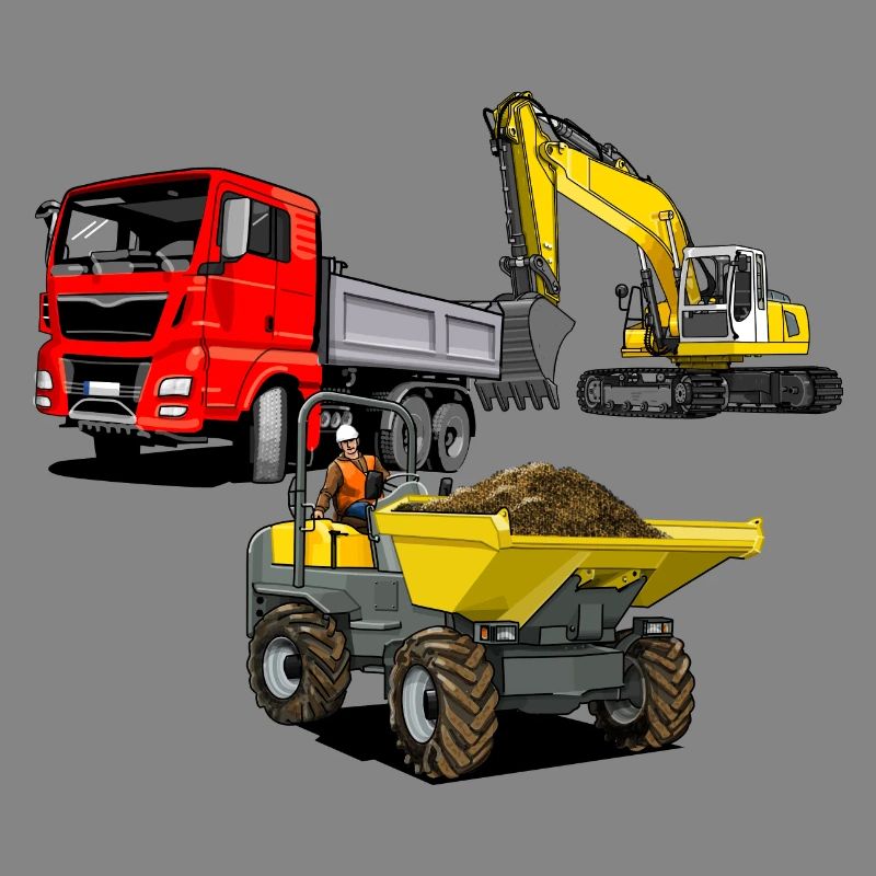 Construction site vehicles