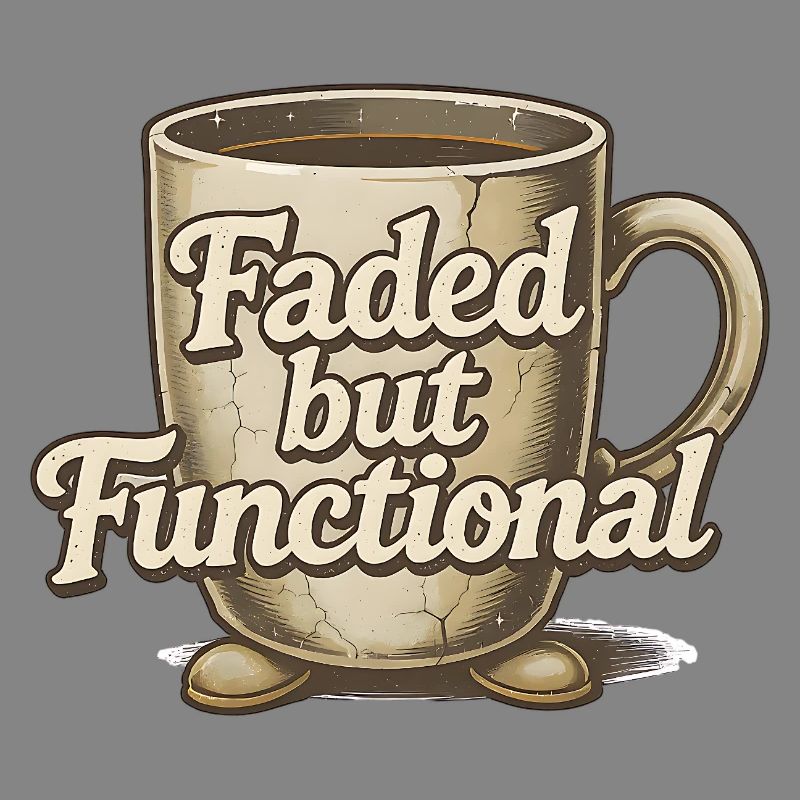 Faded but Functional - Coffee Mug