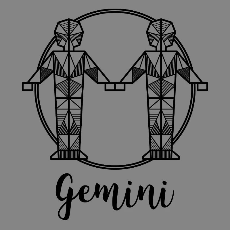 Zodiac Gemini Gift Geometric Astro