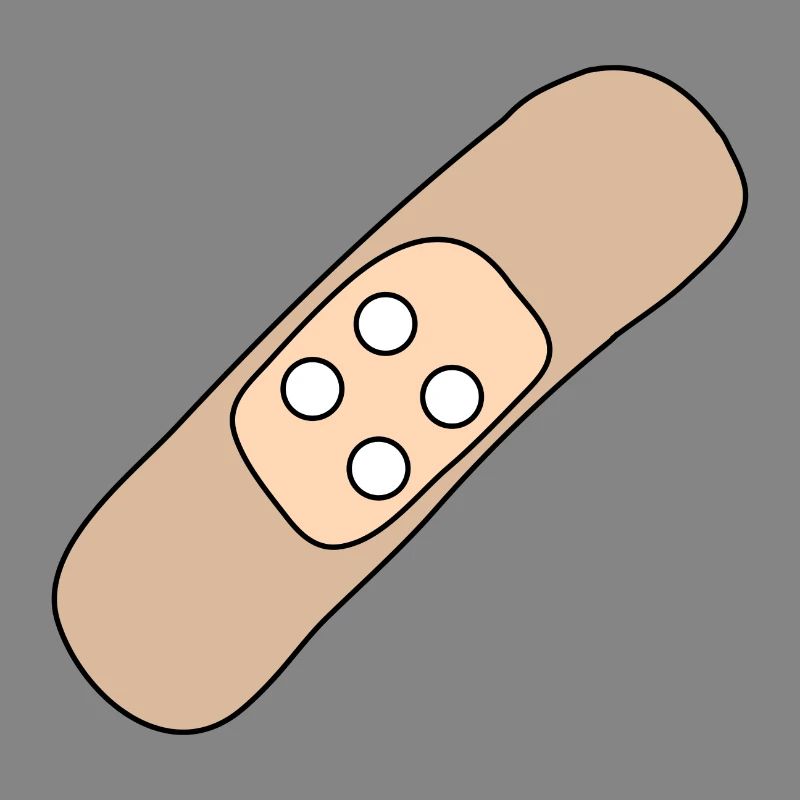 Patch, blessure, blessure, guérison, idée cadeau