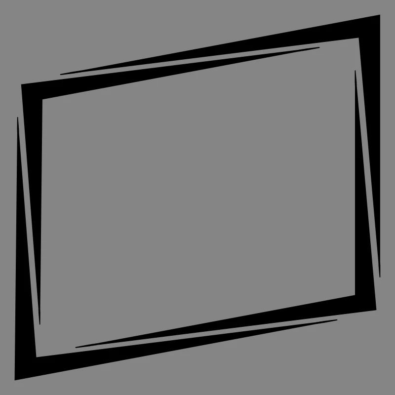 Shield rectangle frame