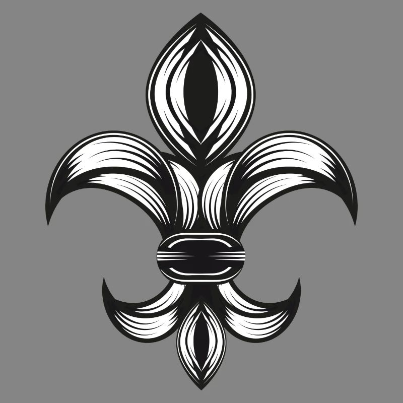 iris stylisé - Fleur-de-Lys