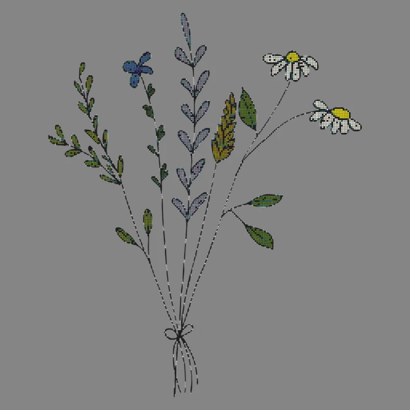 blumenwiese strauss fabric
