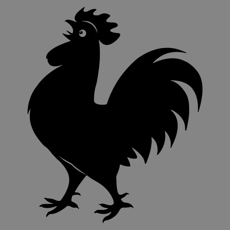 Rooster shadow figure