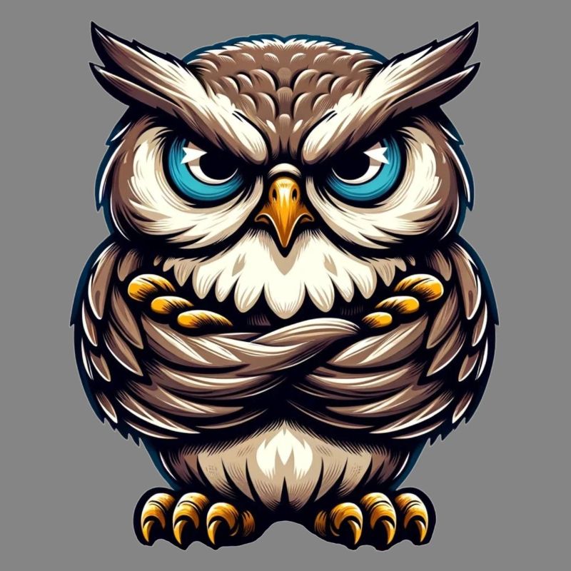Grumpy Owl