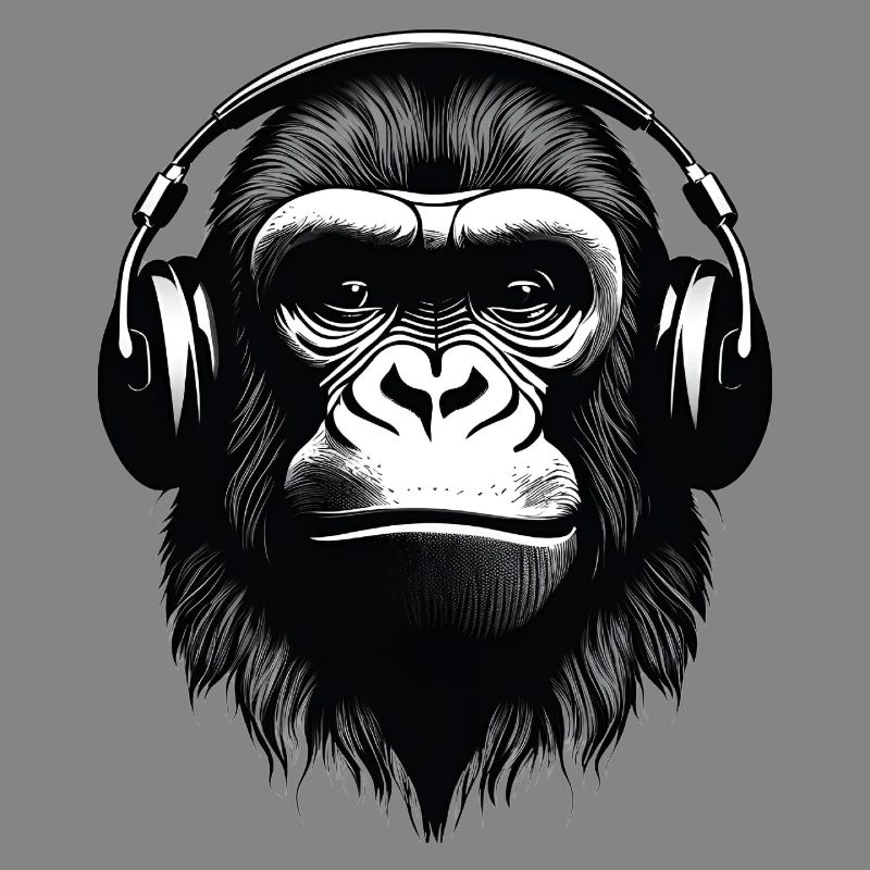 Gorilla, Primat, Affe