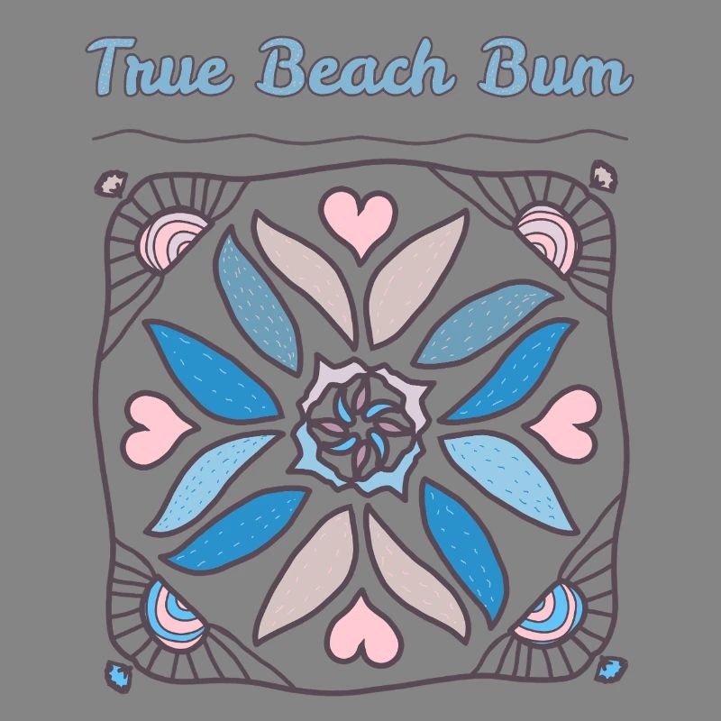 True Beach Bum Mandala Print