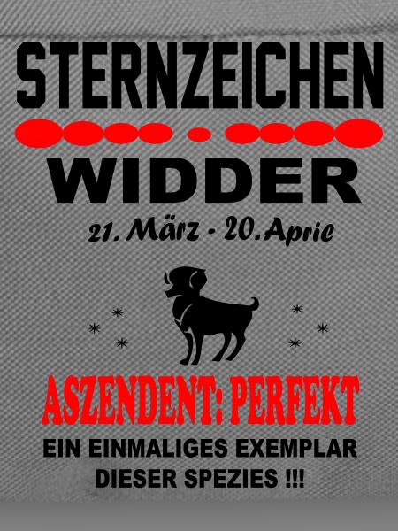 Widder Sternzeichen Horoskop Aszendent Perfekt
