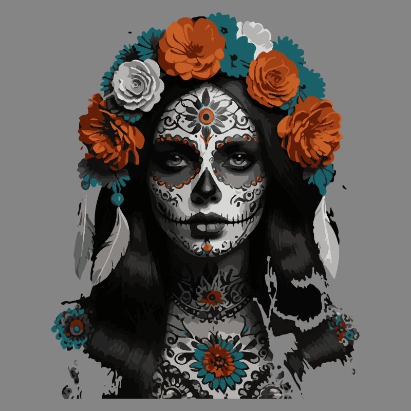Sugar Skull Bloom Crown