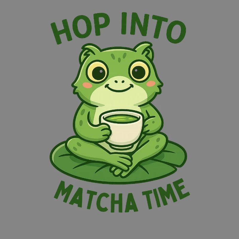 Matcha Frog Tea Time Motif Breakfast
