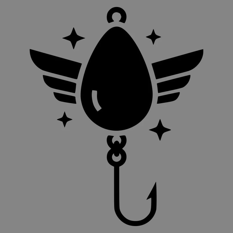 Holy Fishhook Wings Vector