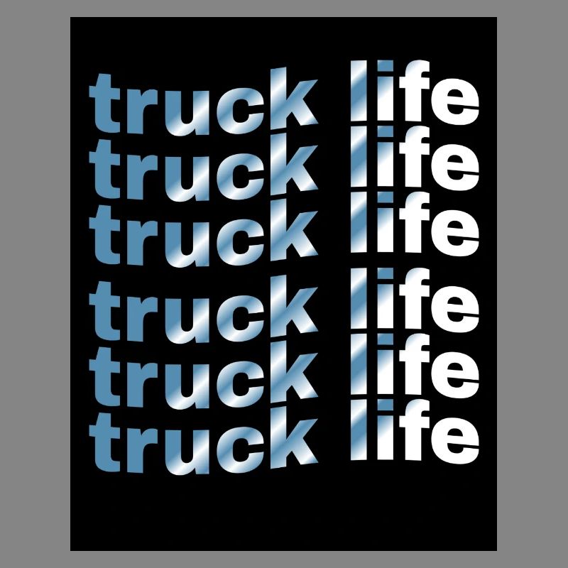 Truck Life Grid Gradient