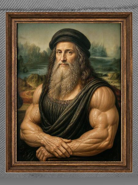 Muskulöser Da Vinci