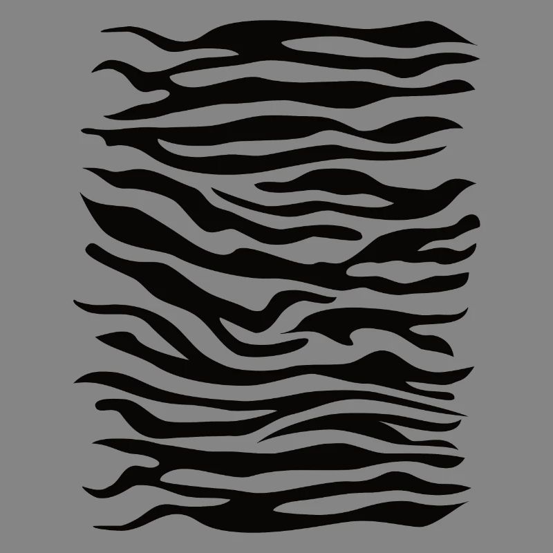 Zebra Muster schwarz