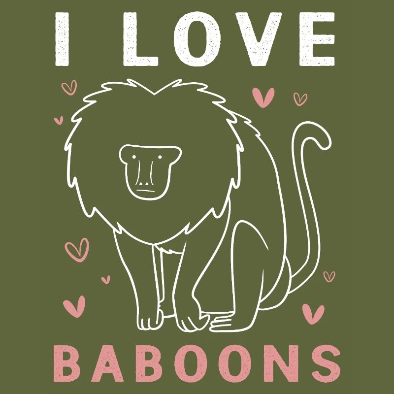Baboon Primate Monkey Monkey Baboon