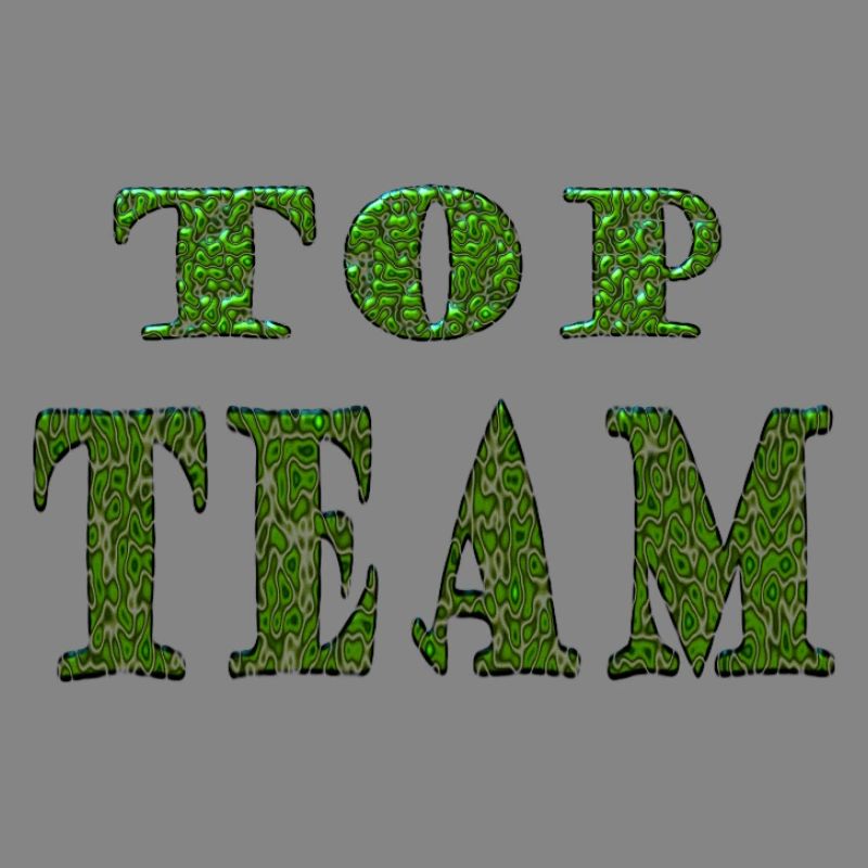 Top Team Green Pattern Texture