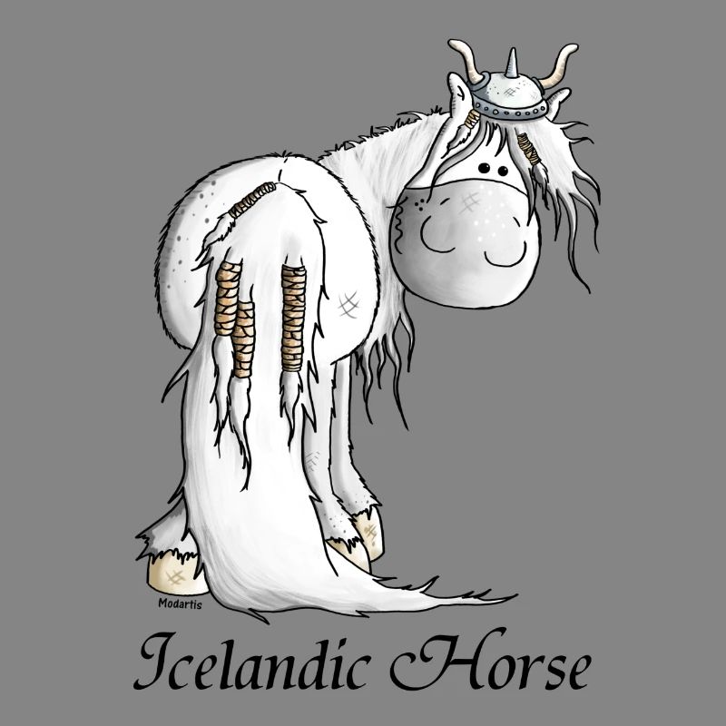 Wilder Wikinger Isländer - Pferd