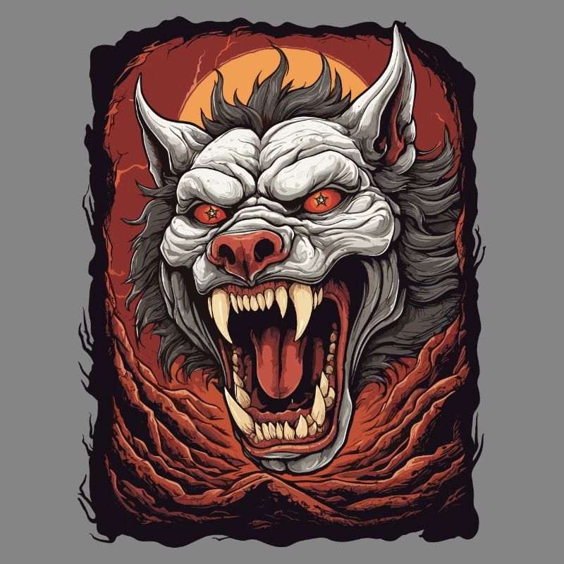 Hell demon dog