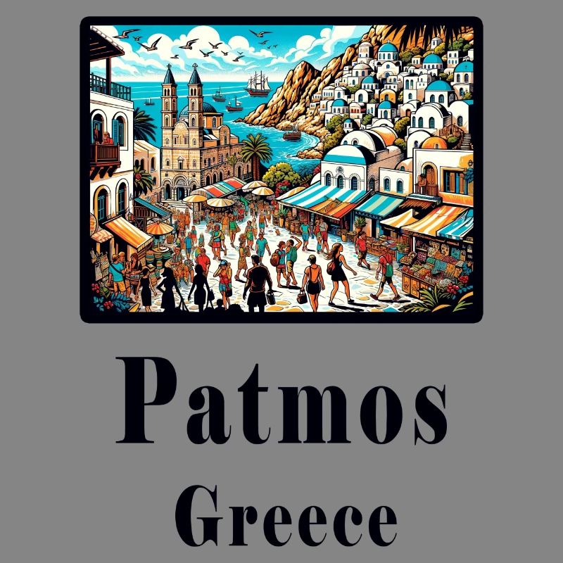 Patmos, Grèce, vacances, île, plage, Grèce