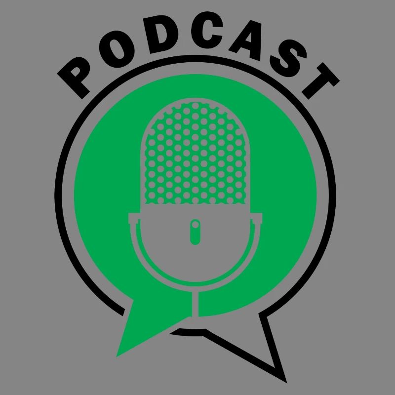 Podcast Microphone Speech Bubbles