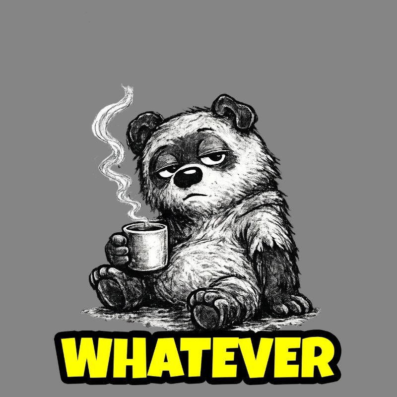 Whatever – Grumpy Bear Coffee (Sketch)