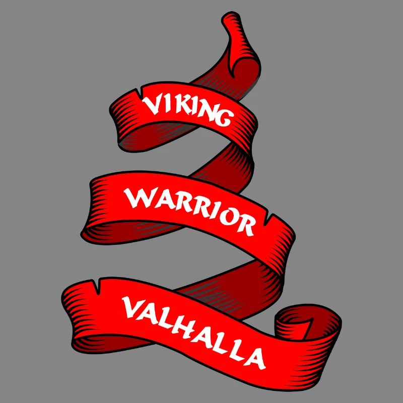 Wikinger Wimpel oder Banner rot