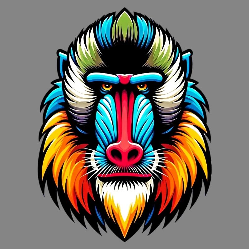 Mandrill monkey
