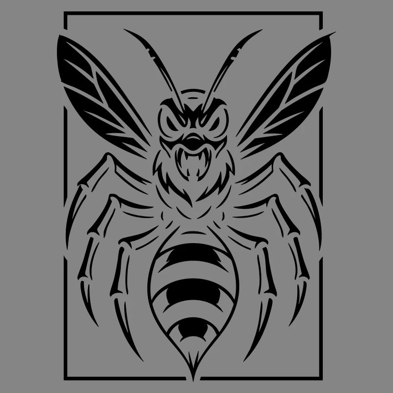 Stylized wasp