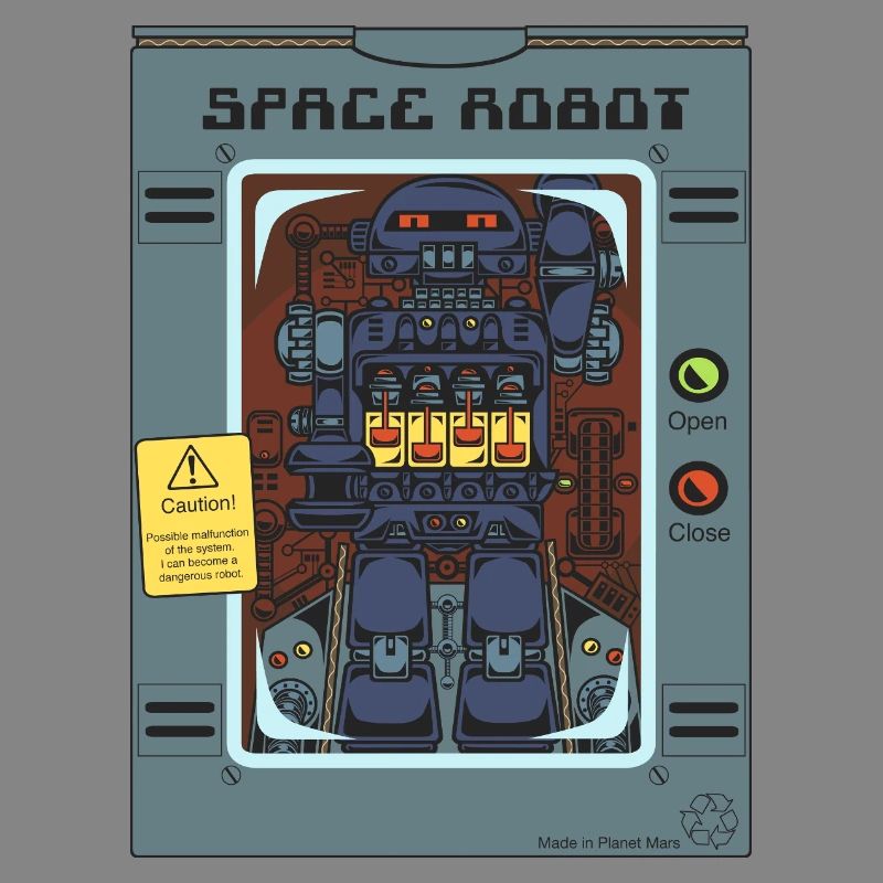 Robot spatial jouet.
