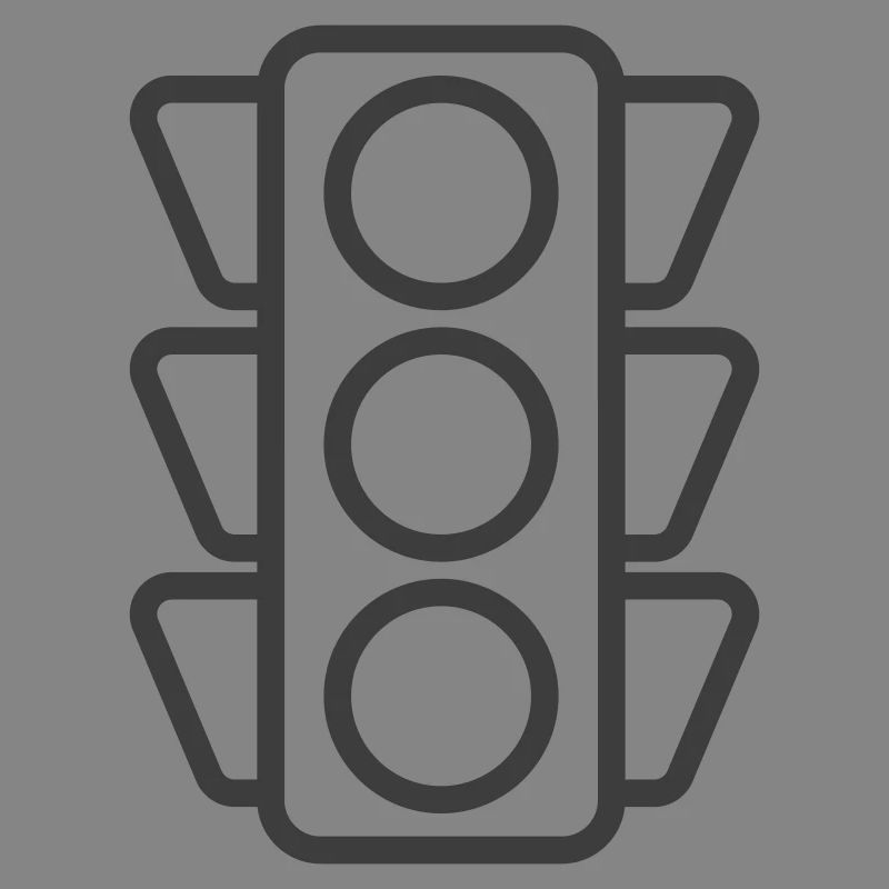 Traffic Light Line Icon