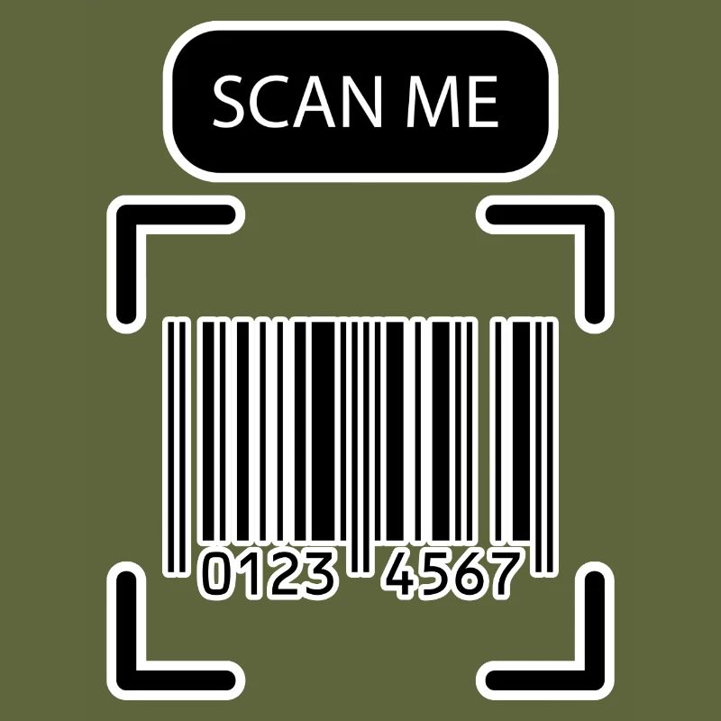 SCAN ME code-barres Funny Design