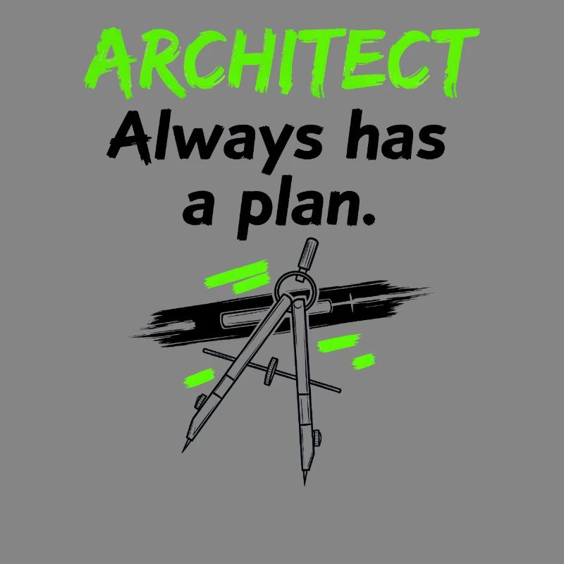 Architect with a plan