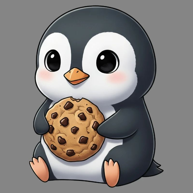 Biscuits pingouins mignons Biscuits de dessin animé Candy