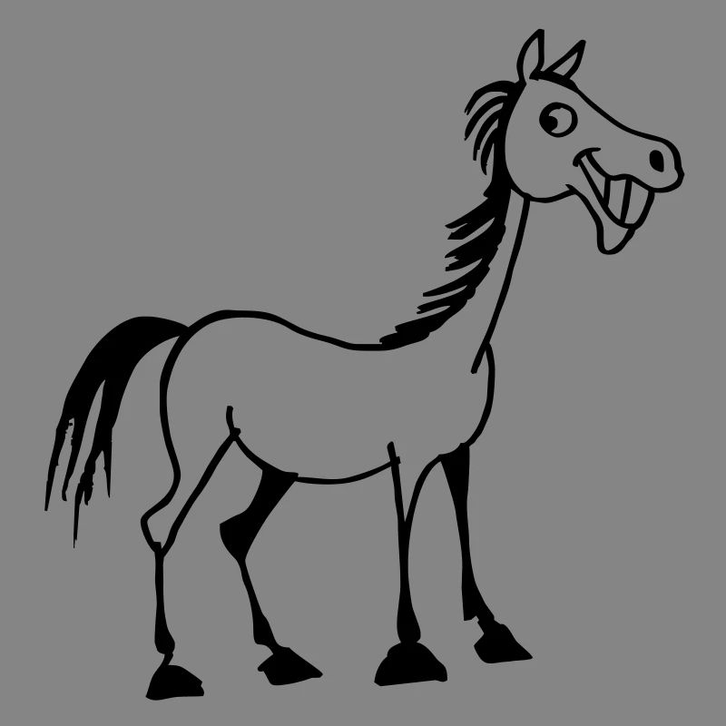 lustiges Pferd
