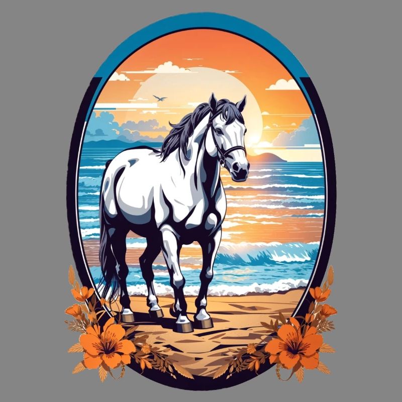 Pferd am Strand
