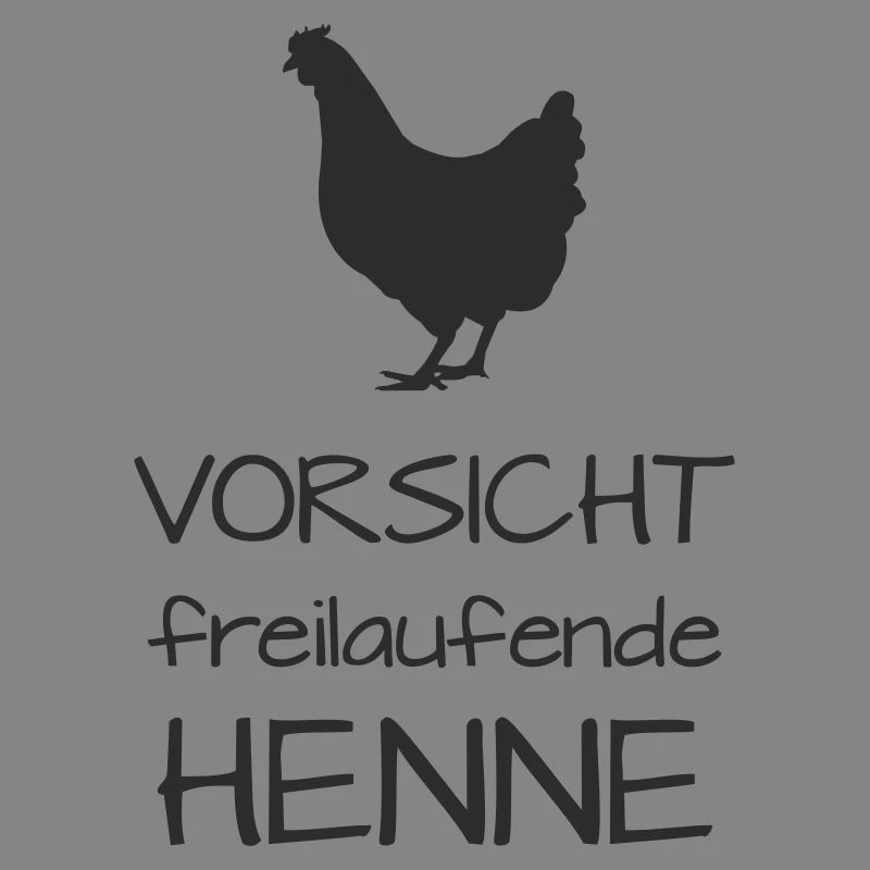 Caution hen free-range