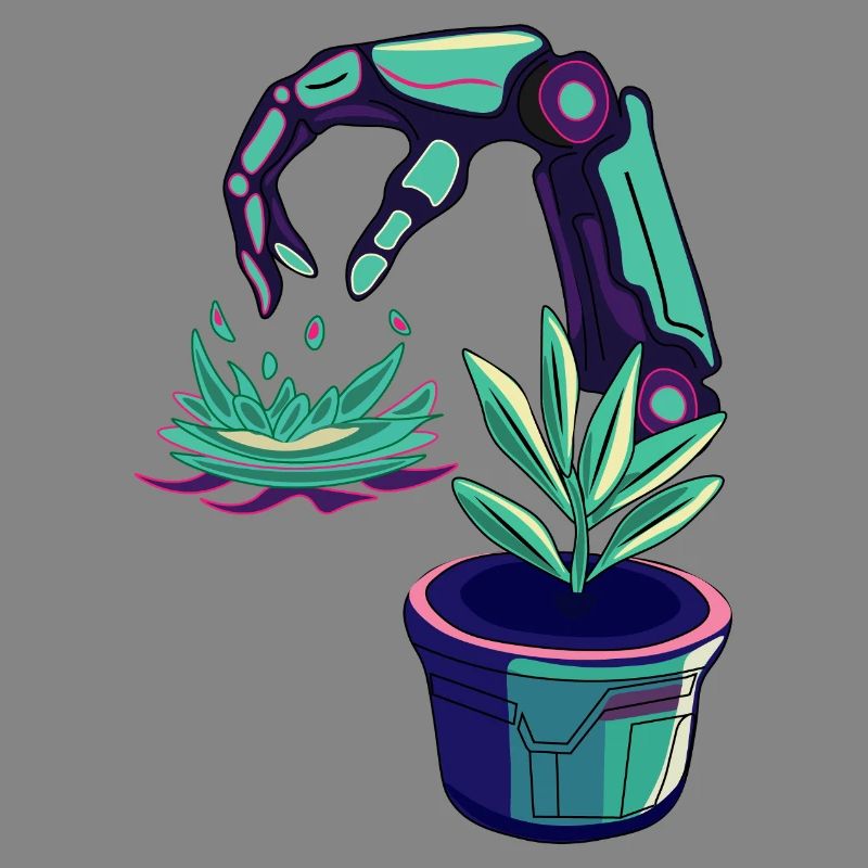 Neon robots