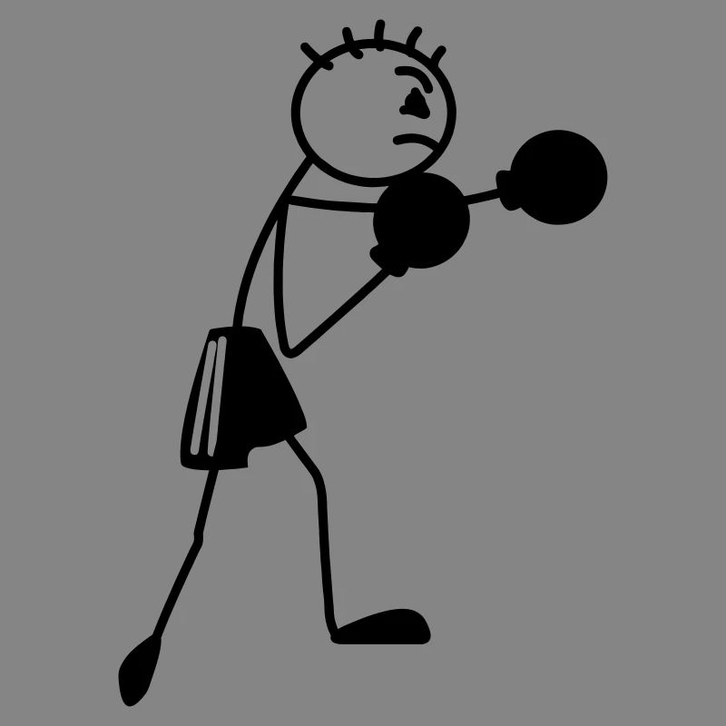 Boxfigur Strichmännchen