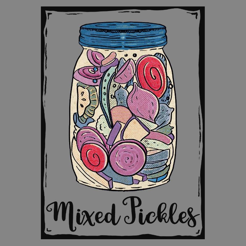 Mixed Pickles Glass