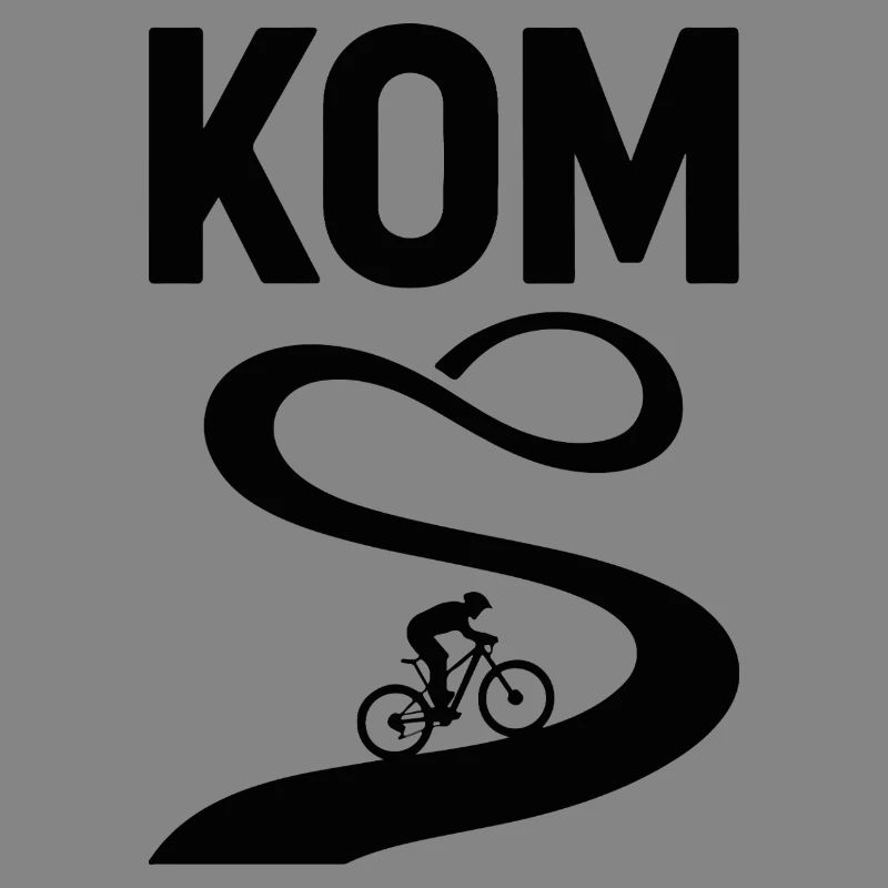 KOM Crown Switchback MTB Badge