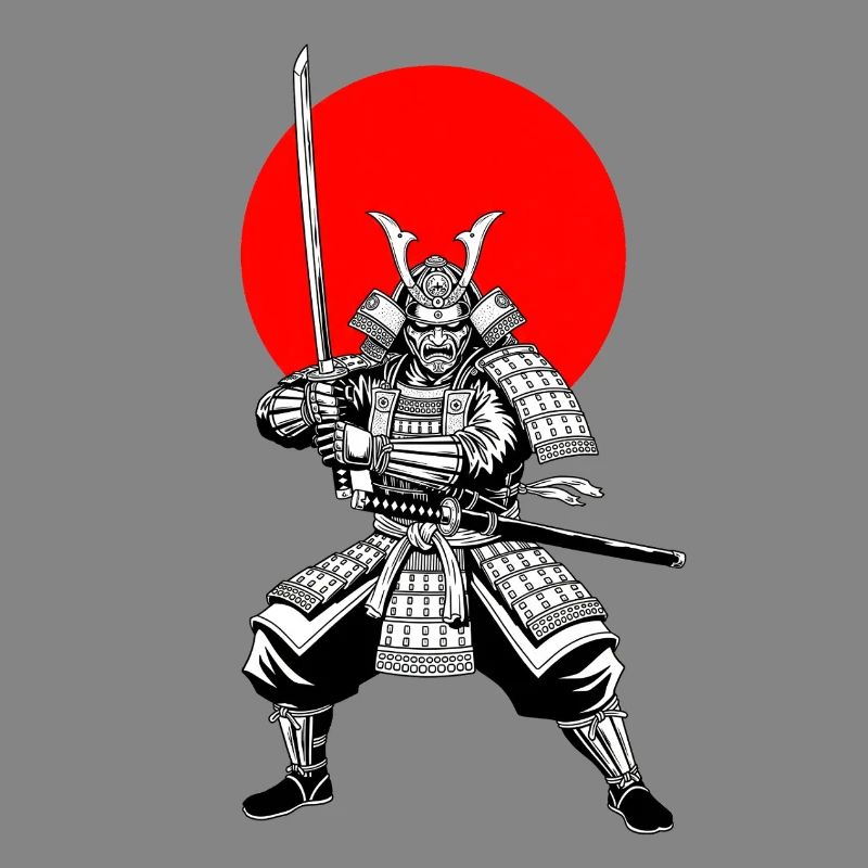 Traditioneller Samurai Krieger